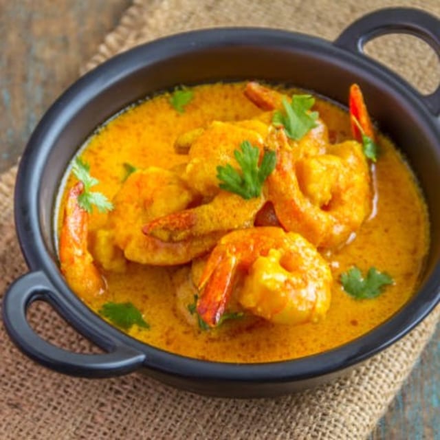 73. Bombay Shrimp Curry.