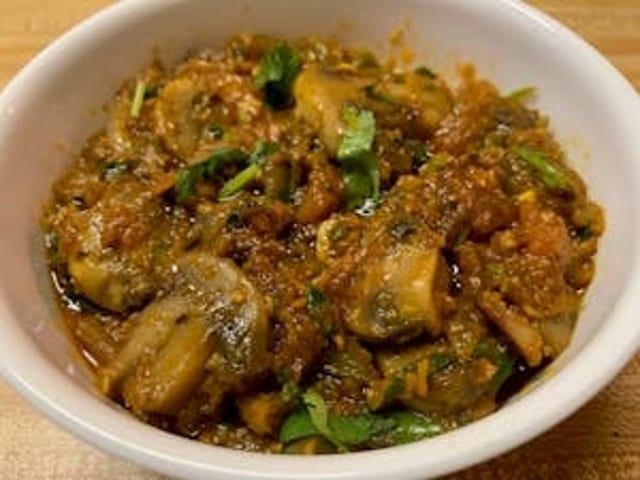 57. Mushroom Curry.
