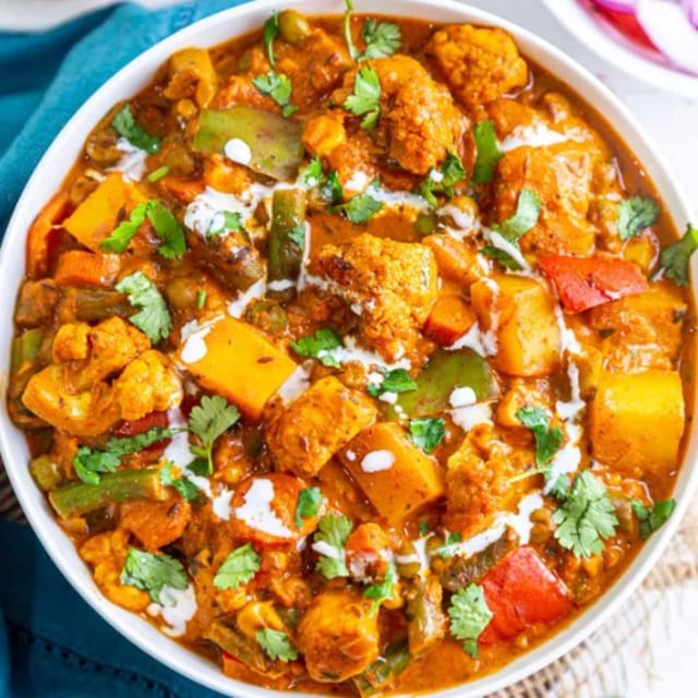 36. Mixed Vegetable Curry.