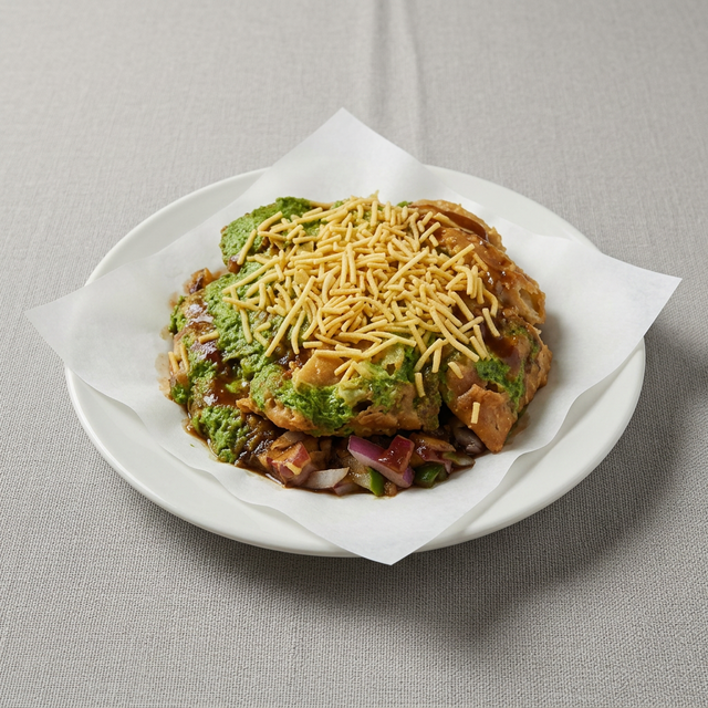 15. Samosa Chaat.
