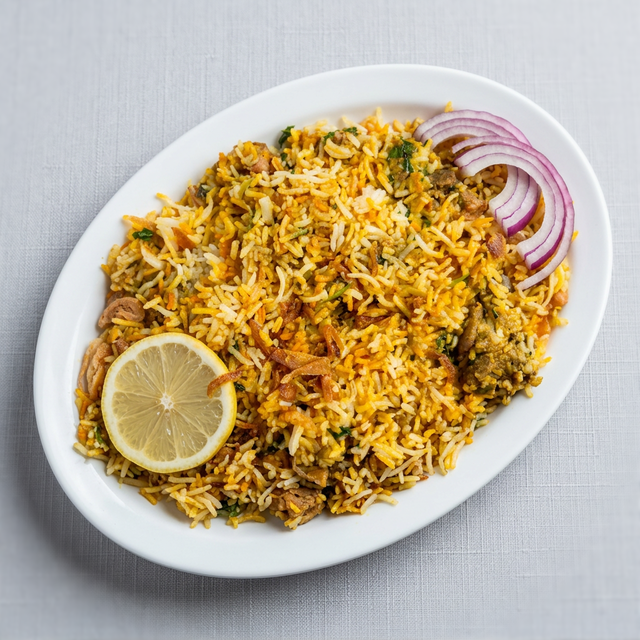 104. Goat Biryani.